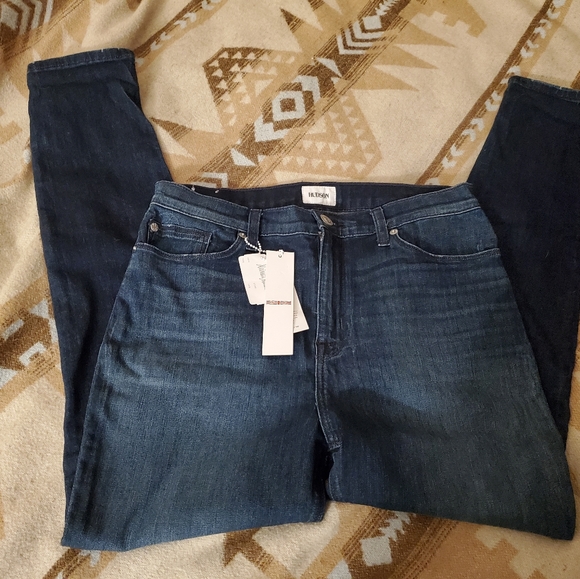 Hudson High Rise Blair Ankle Super Skinny Jeans - Picture 1 of 3